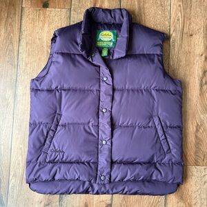 Vintage Cabela's L Goose Down Vest